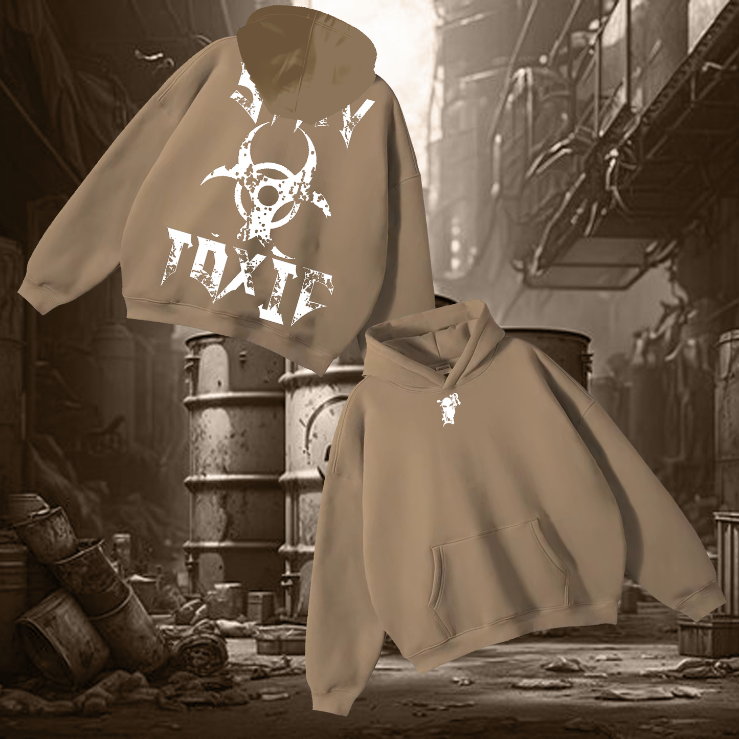 Stay Toxic Hoodie look only