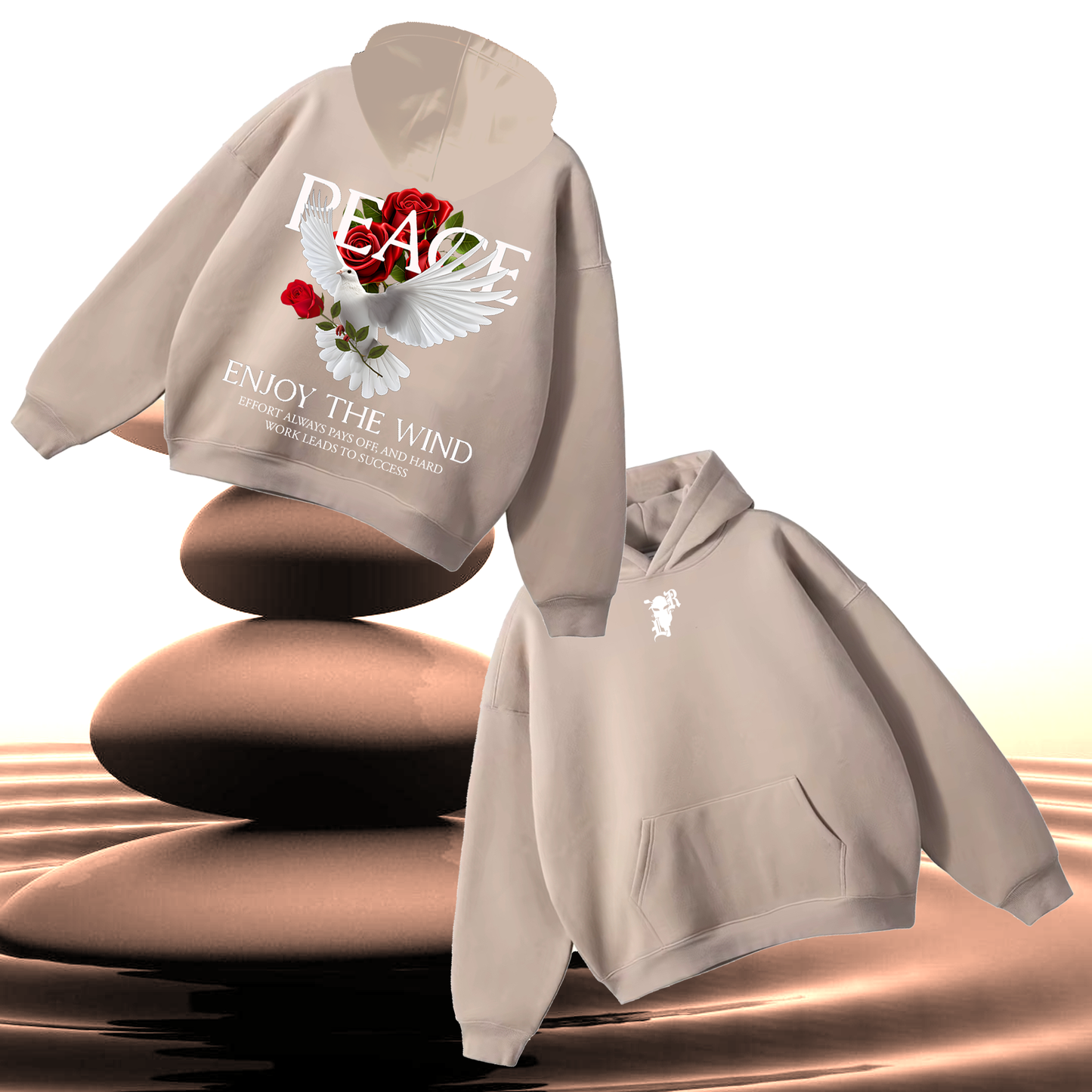 Peace Hoodie look only