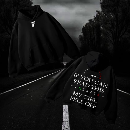 She Fell off Hoodie look only