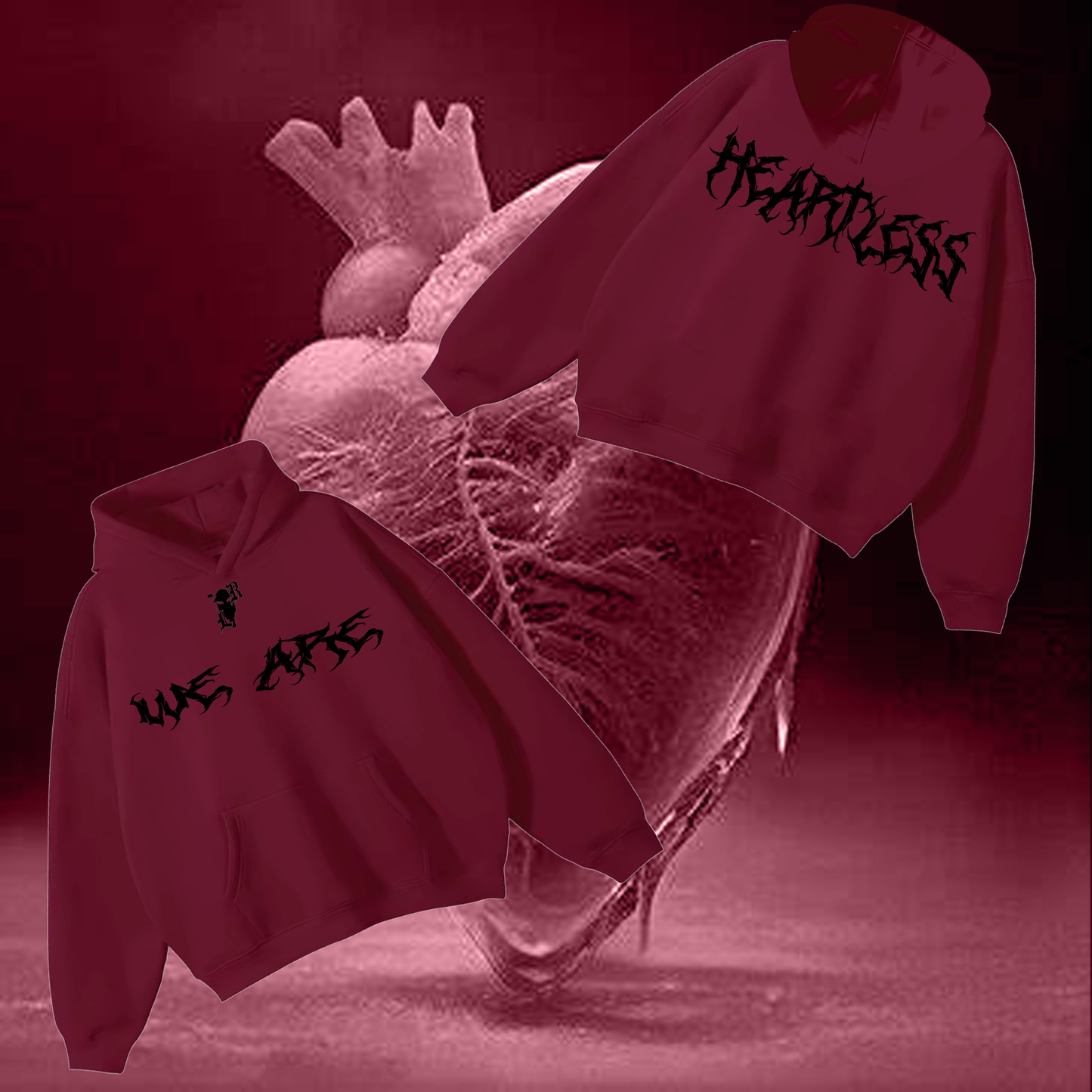 Heartless Hoodie look only